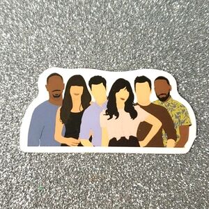 10/$10 TV Show WATERPOOF Sticker New Girl